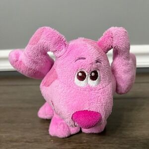 Blues Clues Magenta Plush Dog Stuffed Animal Toy Puppy Pal Kids 6"